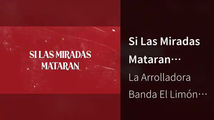 Si Las Miradas Mataran (Karaoke)