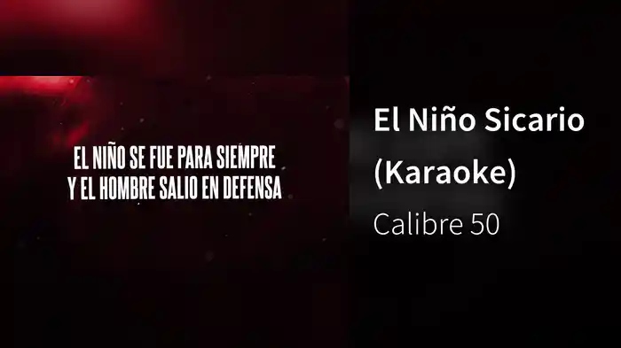 El Niño Sicario (Karaoke)