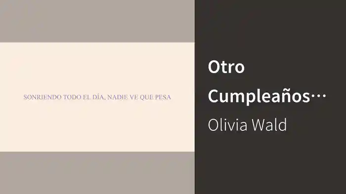 Otro Cumpleaños (Lyric Video)