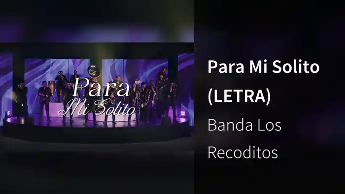 Para Mi Solito (LETRA)