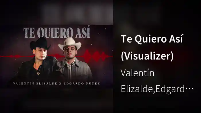Te Quiero Así (Visualizer)
