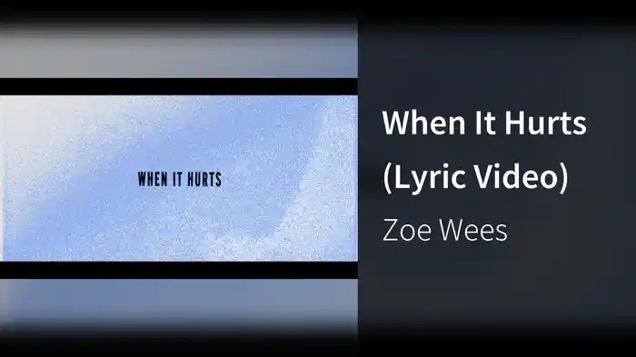 When It Hurts (Lyric Video)