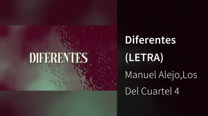 Diferentes (LETRA)