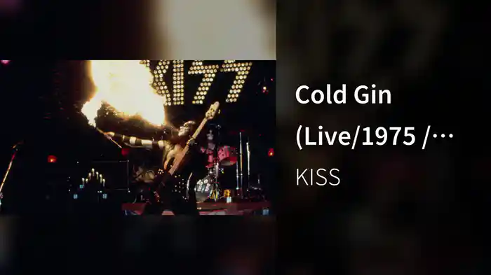 Cold Gin (Live/1975 / Visualizer)