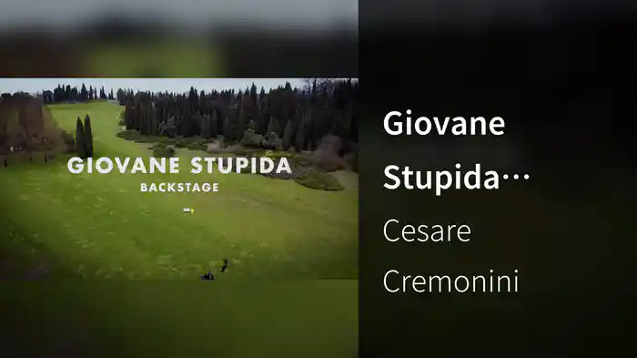 Giovane Stupida (Backstage)