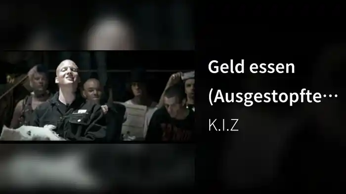 Geld essen (Ausgestopfte Rapper)