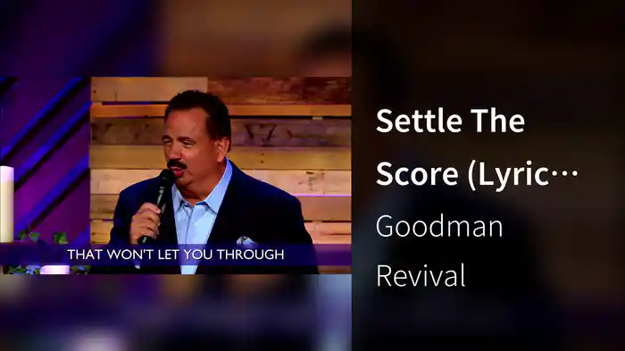 Settle The Score (Lyric Video / Live At Studio C, Gaither Studios, Alexandria, IN, 2014)