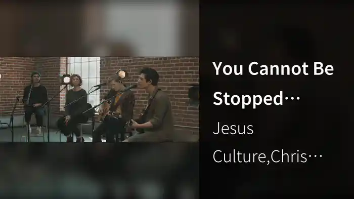 You Cannot Be Stopped (Acoustic)