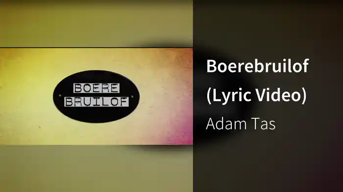 Boerebruilof (Lyric Video)