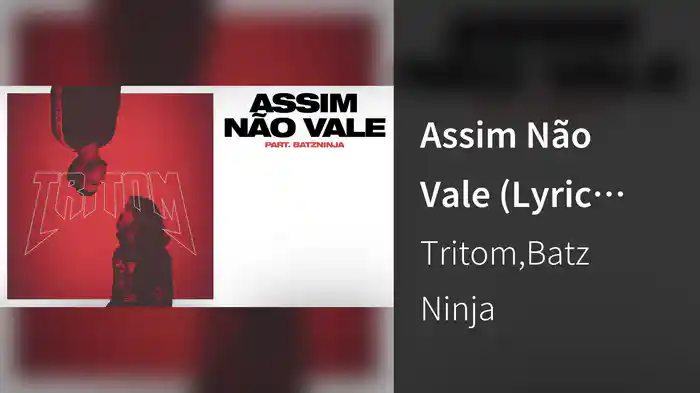 Assim Não Vale (Lyric Video)