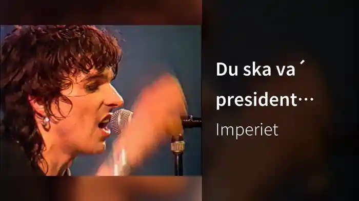 Du ska va´ president (Video)