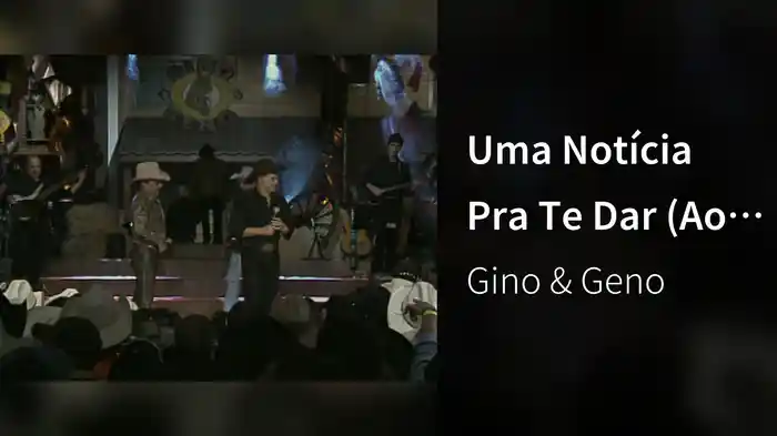 Uma Notícia Pra Te Dar (Ao Vivo)