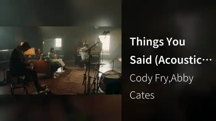 Things You Said (Acoustic Sessions / Traditional Chinese)