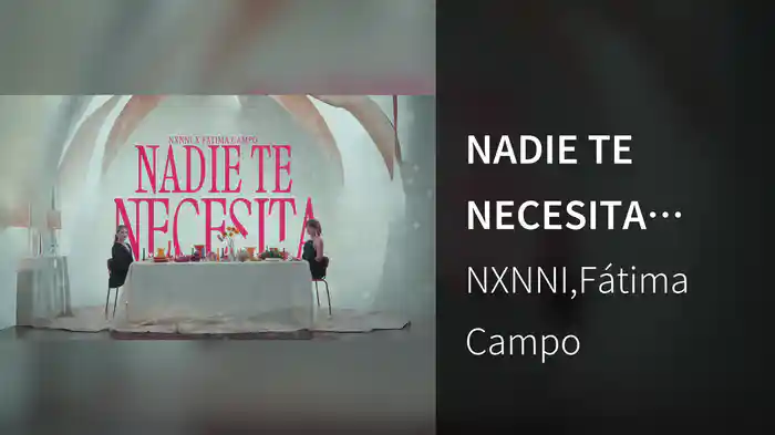 NADIE TE NECESITA (LETRA)