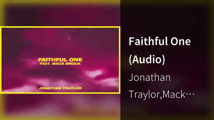 Faithful One (Audio)