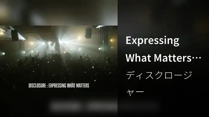 Expressing What Matters (Visualiser)