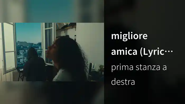 migliore amica (Lyric Video)