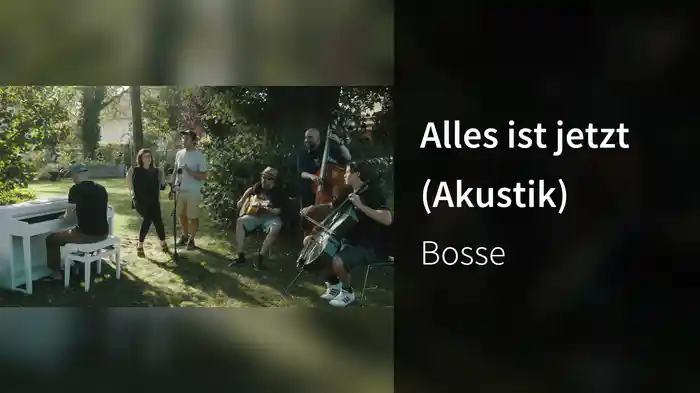 Alles ist jetzt (Akustik)