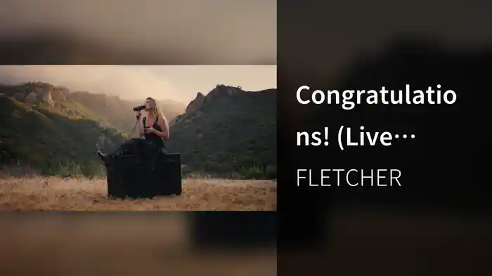Congratulations! (Live Performance)