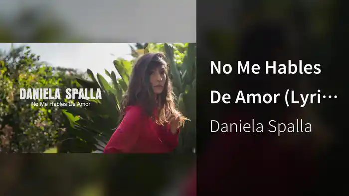 No Me Hables De Amor (Lyric Video)
