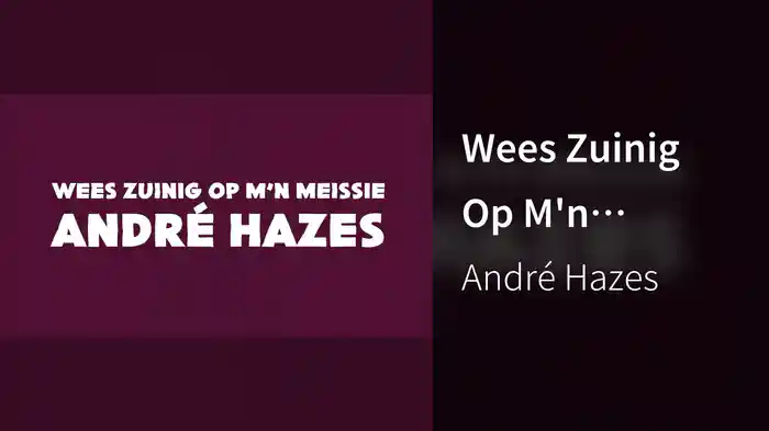 Wees Zuinig Op M'n Meissie (Lyric Video)