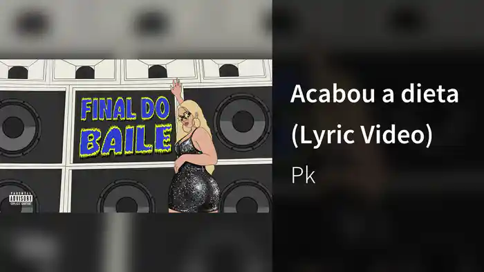 Acabou a dieta (Lyric Video)