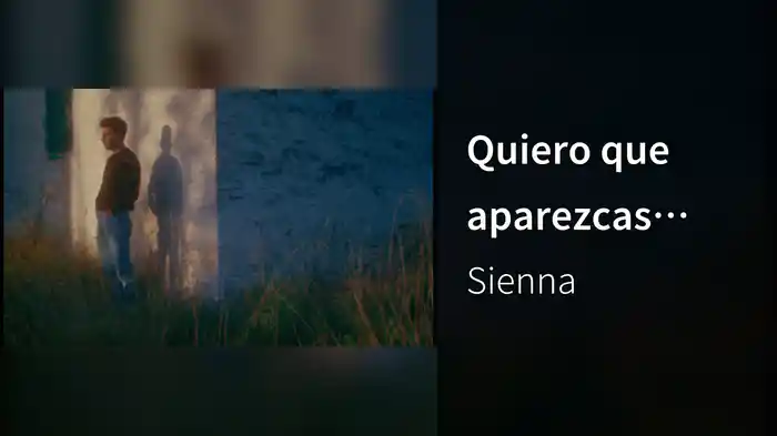 Quiero que aparezcas aquí