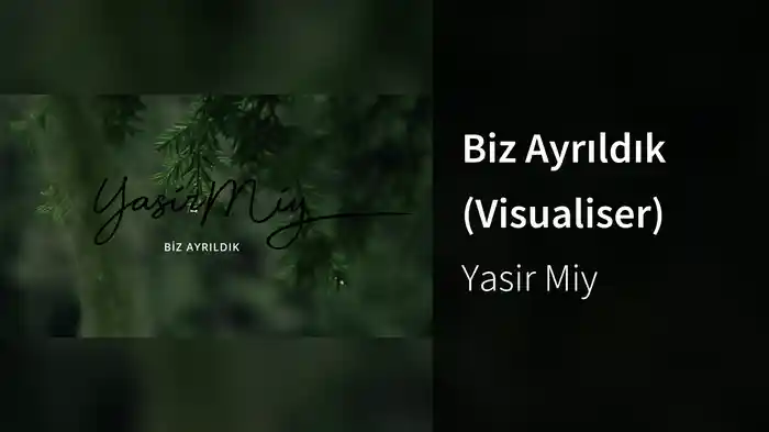 Biz Ayrıldık (Visualiser)