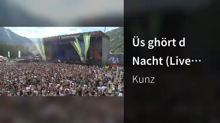 Üs ghört d Nacht (Live am Gampel 2019)