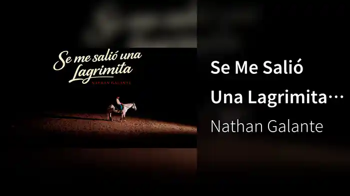 Se Me Salió Una Lagrimita (LETRA)