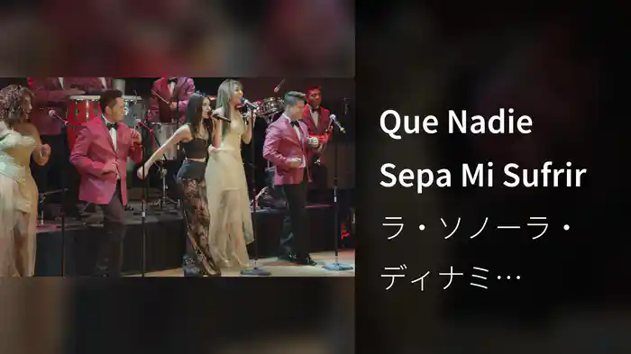 Que Nadie Sepa Mi Sufrir