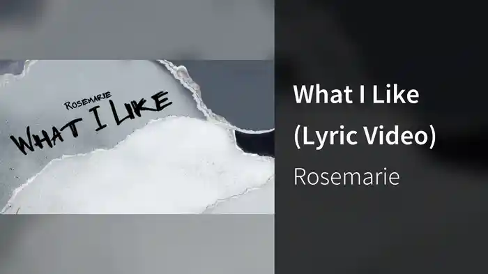 What I Like (Lyric Video)