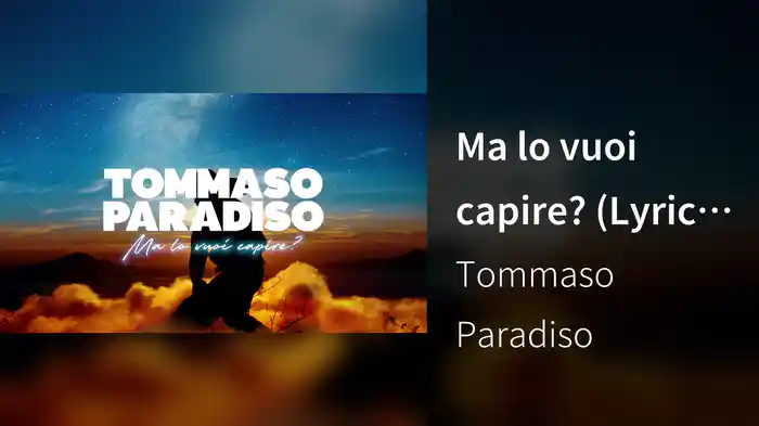 Ma lo vuoi capire? (Lyric Video)