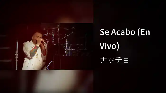 Se Acabo (En Vivo)