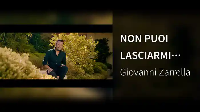 NON PUOI LASCIARMI COSI