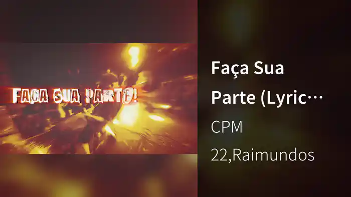 Faça Sua Parte (Lyric Video)