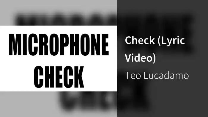 Check (Lyric Video)