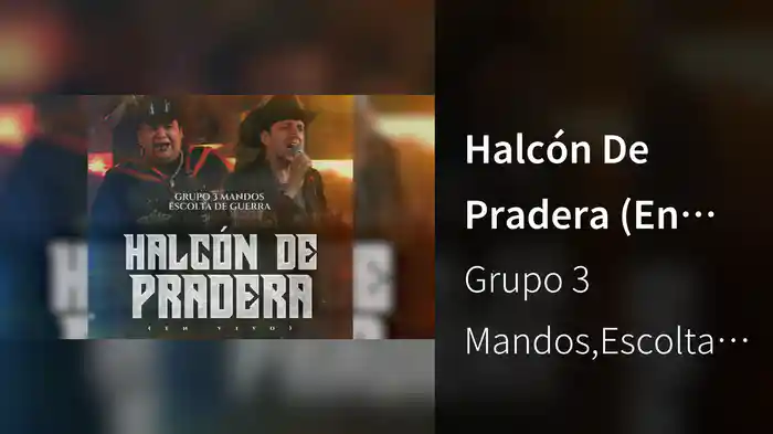 Halcón De Pradera (En Vivo / LETRA)