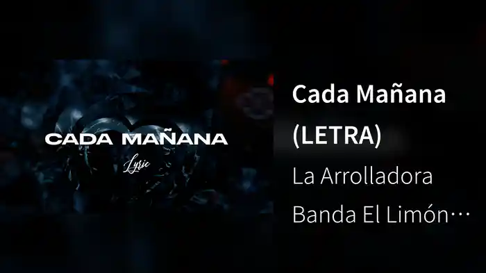 Cada Mañana (LETRA)