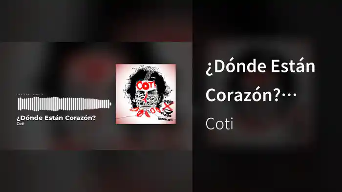 ¿Dónde Están Corazón? (Audio)