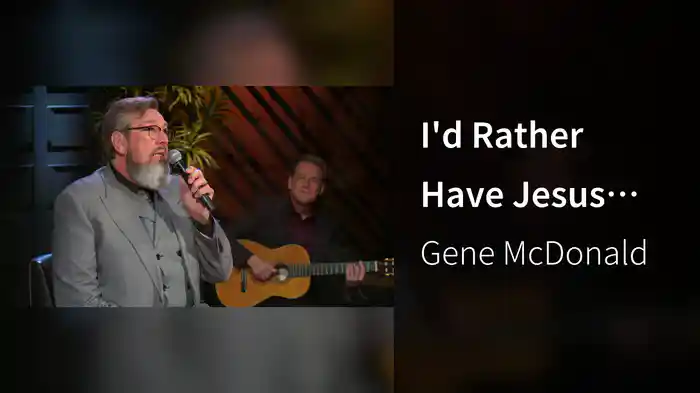 I'd Rather Have Jesus (Live)