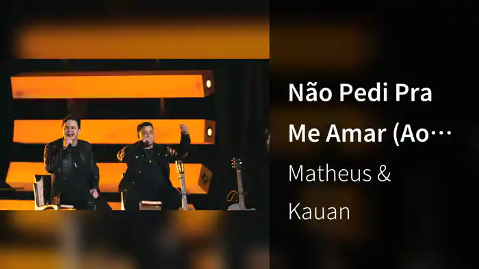 Não Pedi Pra Me Amar (Ao Vivo Em Goiânia / 2018)