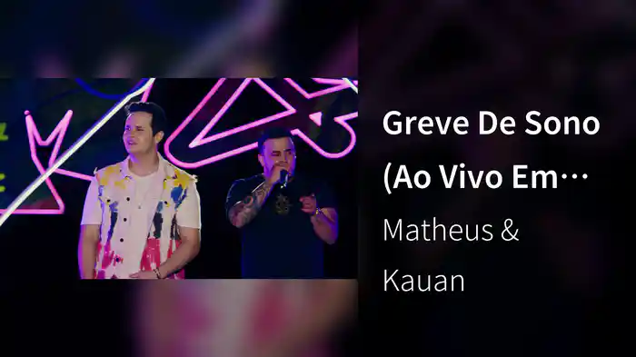 Greve De Sono (Ao Vivo Em Recife / 2020)