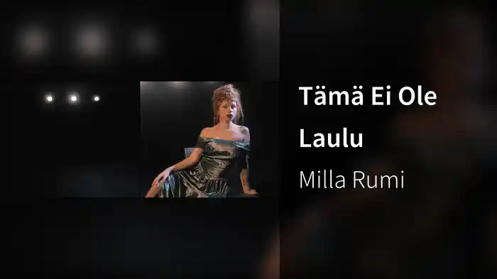 Tämä Ei Ole Laulu