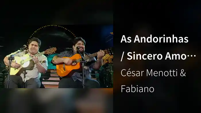 As Andorinhas / Sincero Amor (Ao Vivo)