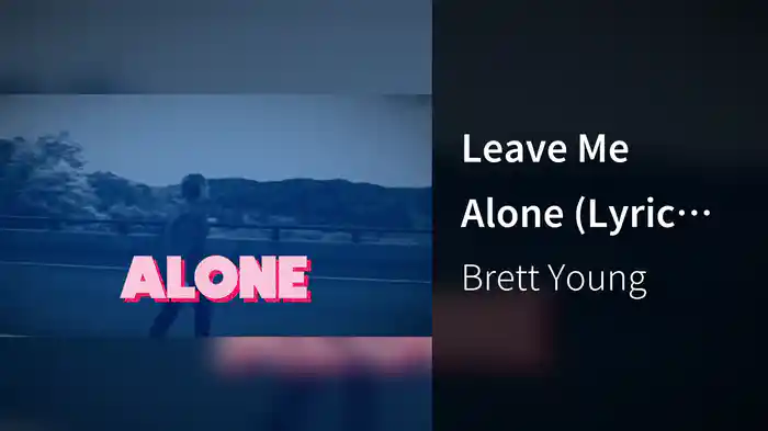 Leave Me Alone (Lyric Video)