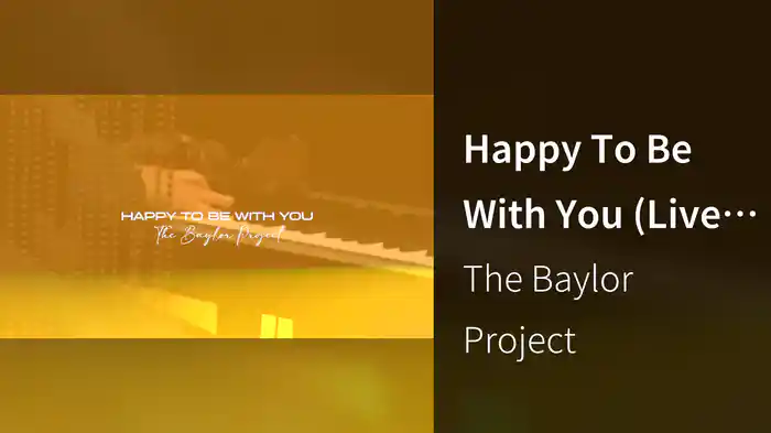Happy To Be With You (Live At APPARATUS / Lyric Video)