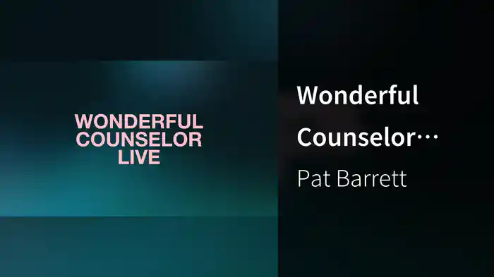 Wonderful Counselor (Lyric Video / Live)