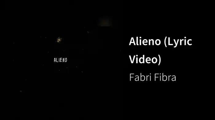 Alieno (Lyric Video)