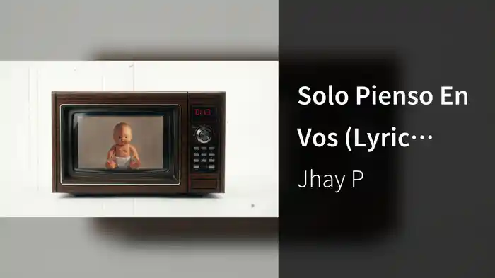 Solo Pienso En Vos (Lyric Video)